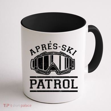 Apres Ski Patrol Meaningful Gift Coffee Mug back