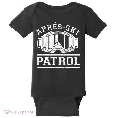 Apres Ski Patrol Meaningful Gift Baby Bodysuit