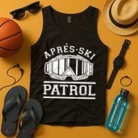 Apres Ski Patrol Meaningful Gift Tank Top thumb 4