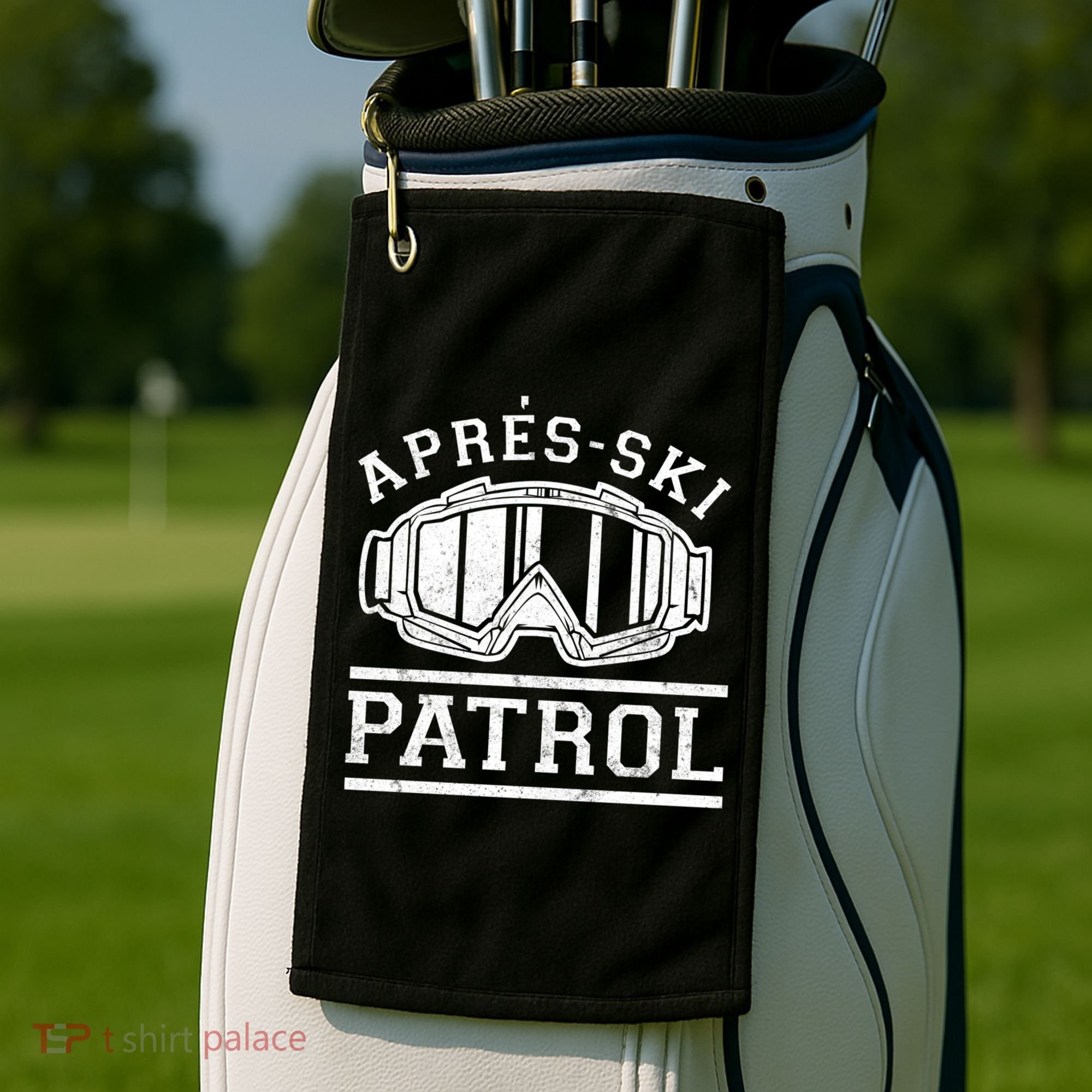 Apres Ski Patrol Meaningful Gift Golf Towel