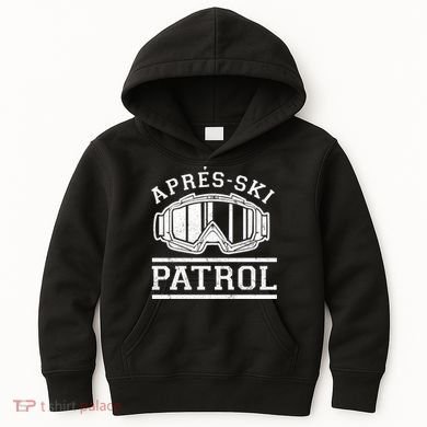 Apres Ski Patrol Meaningful Gift Kids Hoodie
