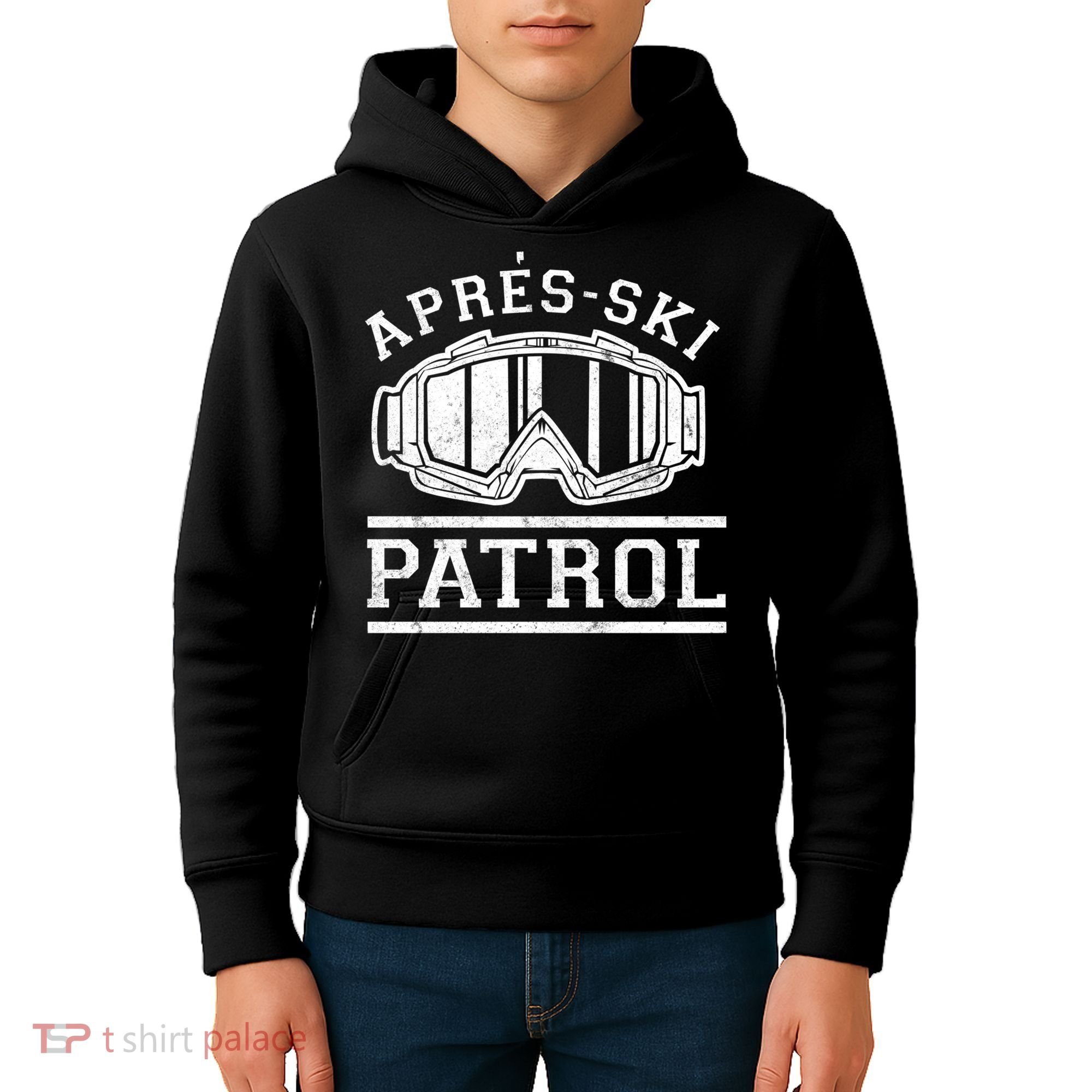 Apres Ski Patrol Meaningful Gift Kids Hoodie