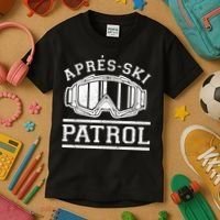 Apres Ski Patrol Meaningful Gift Kids T-Shirt thumb 3
