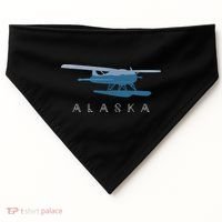Alaska Sea Plane Seaplane Pilot Alaskan Landscape USA-Made Doggie Bandana thumb 0