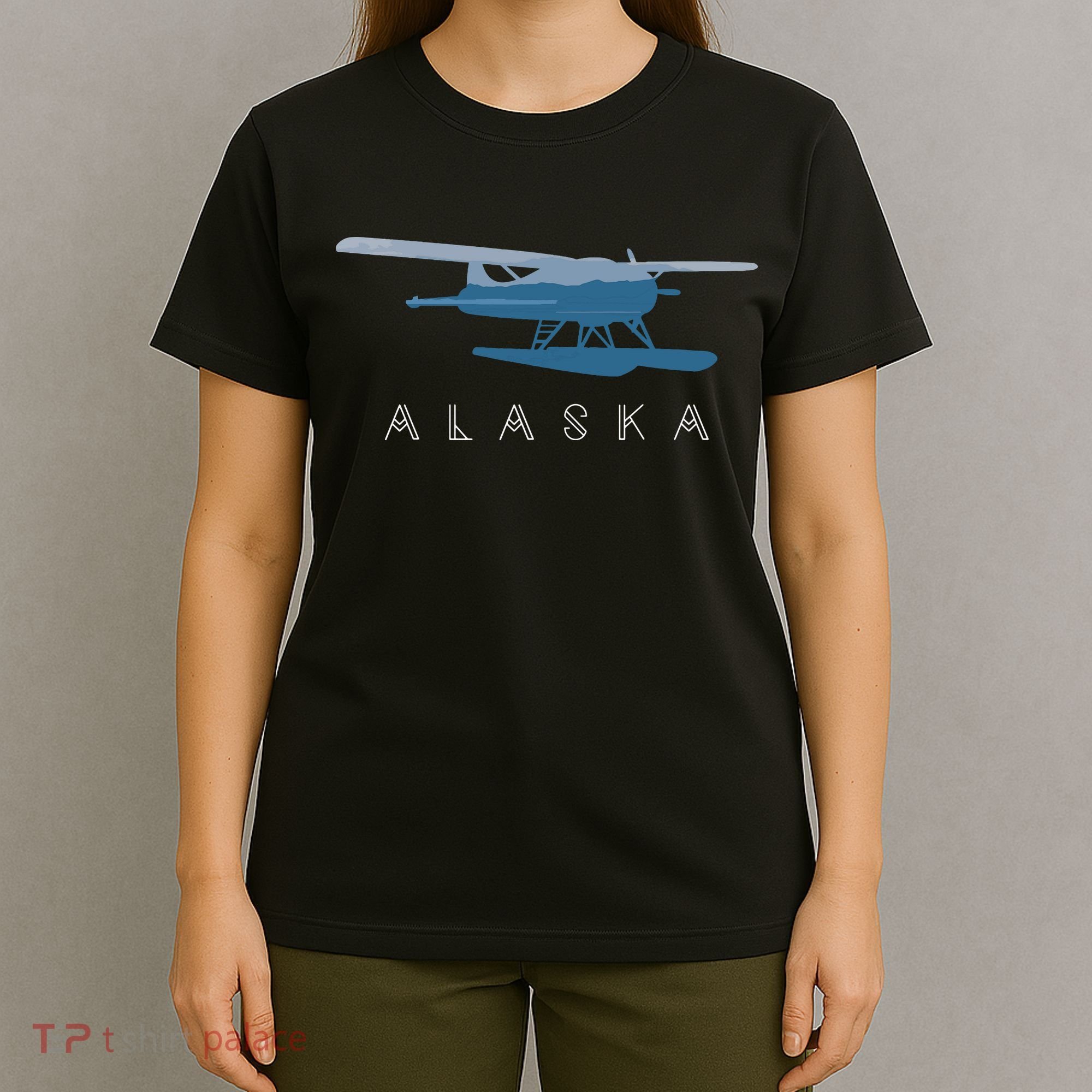Alaska Sea Plane Seaplane Pilot Alaskan Landscape T-Shirt