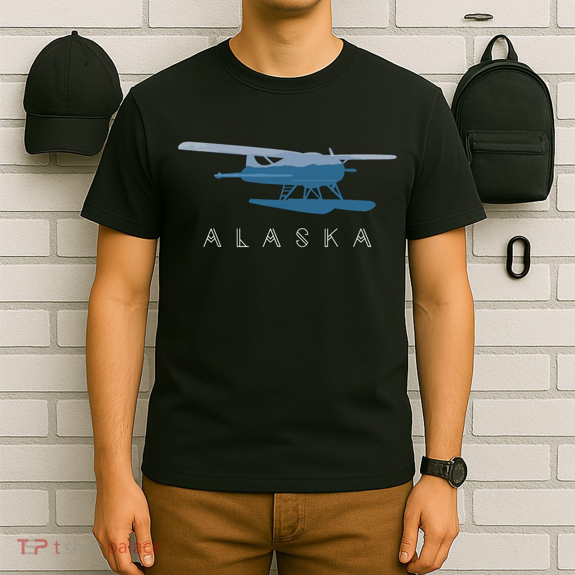 Alaska Sea Plane Seaplane Pilot Alaskan Landscape T-Shirt