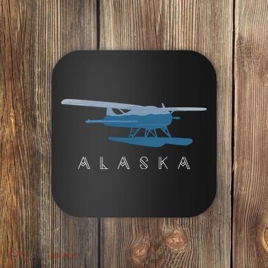 Alaska Sea Plane Seaplane Pilot Alaskan Landscape Coaster