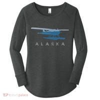 Alaska Sea Plane Seaplane Pilot Alaskan Landscape Women's Perfect Tri Tunic Long Sleeve Shirt thumb 0