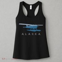 Alaska Sea Plane Seaplane Pilot Alaskan Landscape Women's Tank Top thumb 3