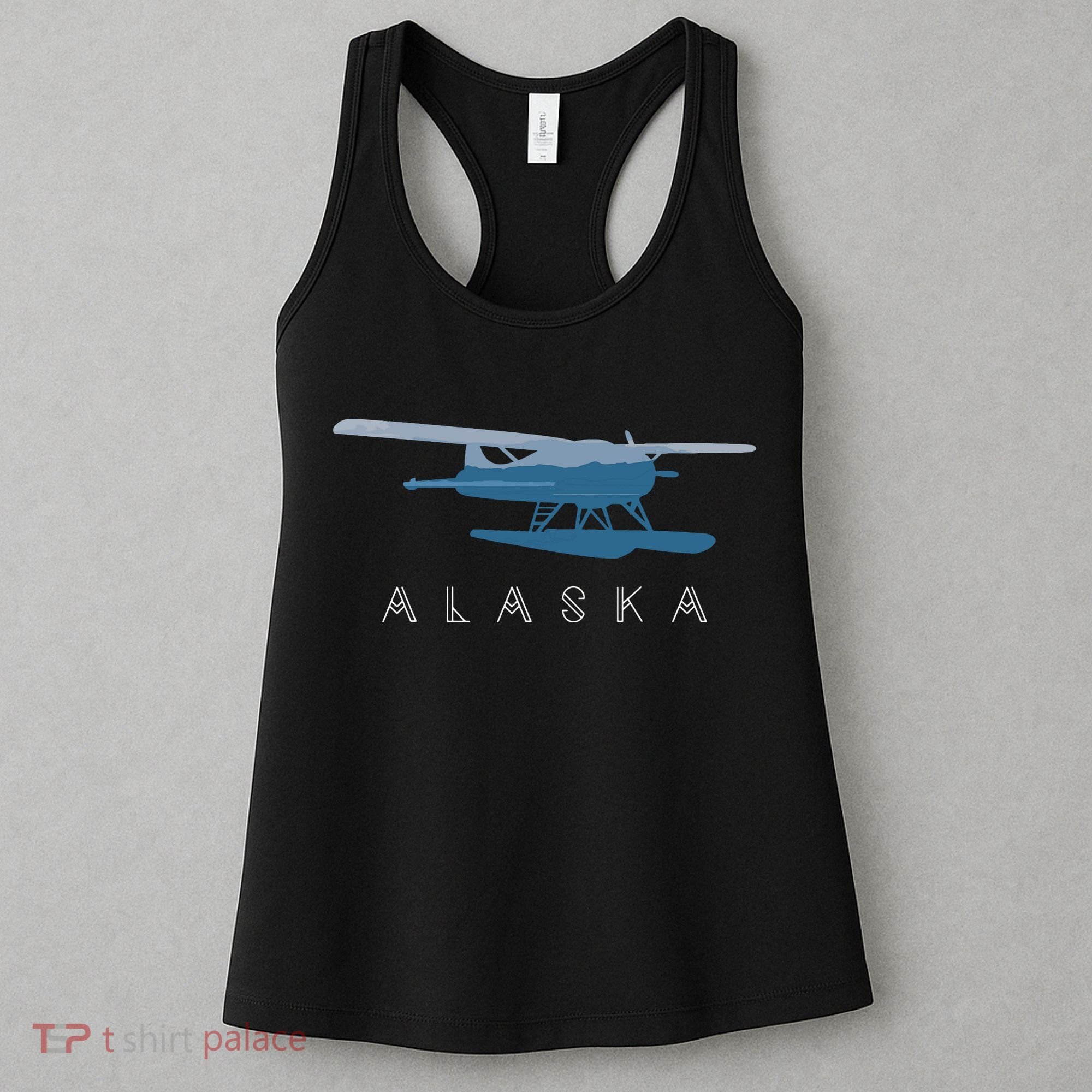 Alaska Sea Plane Seaplane Pilot Alaskan Landscape Women's Tank Top