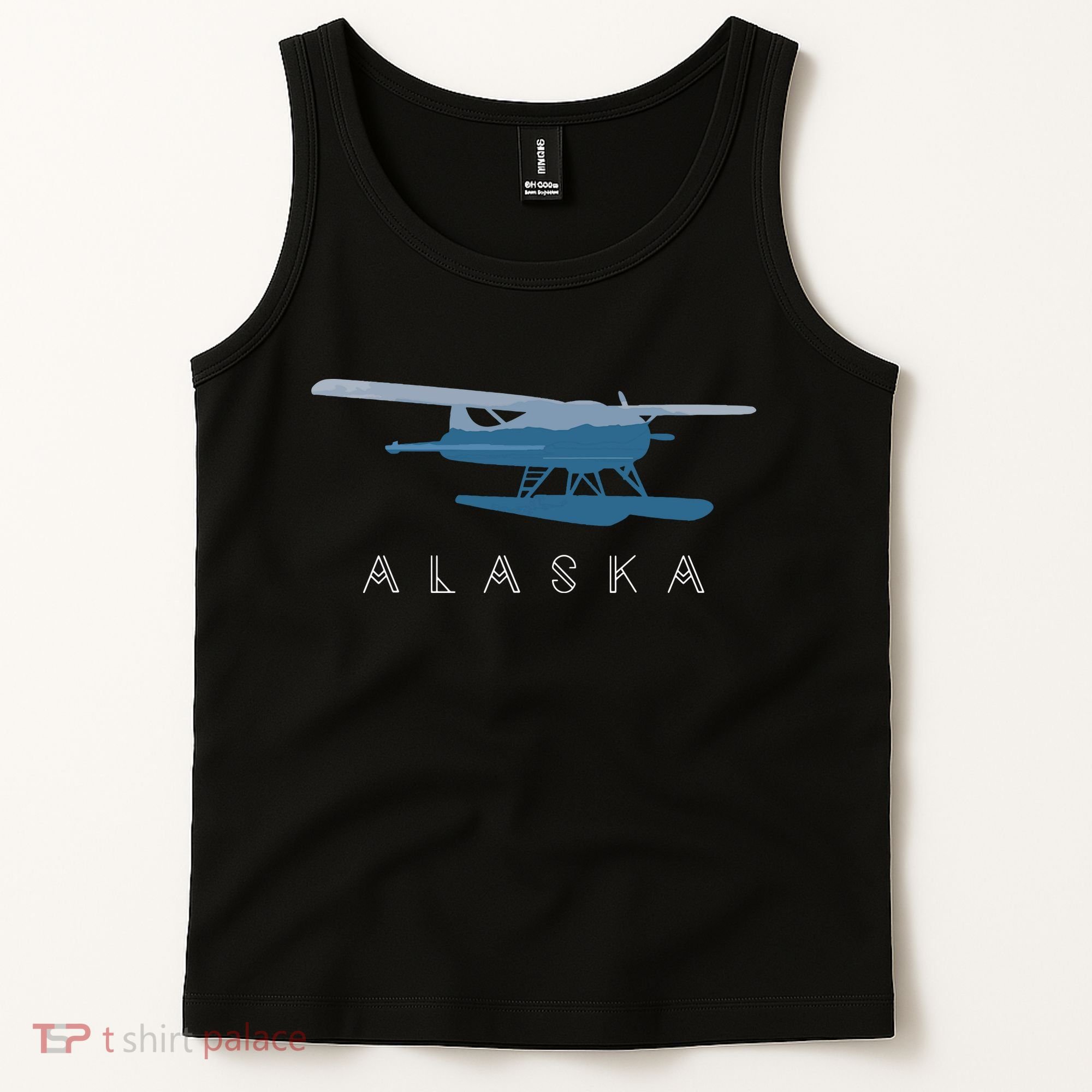 Alaska Sea Plane Seaplane Pilot Alaskan Landscape Tank Top
