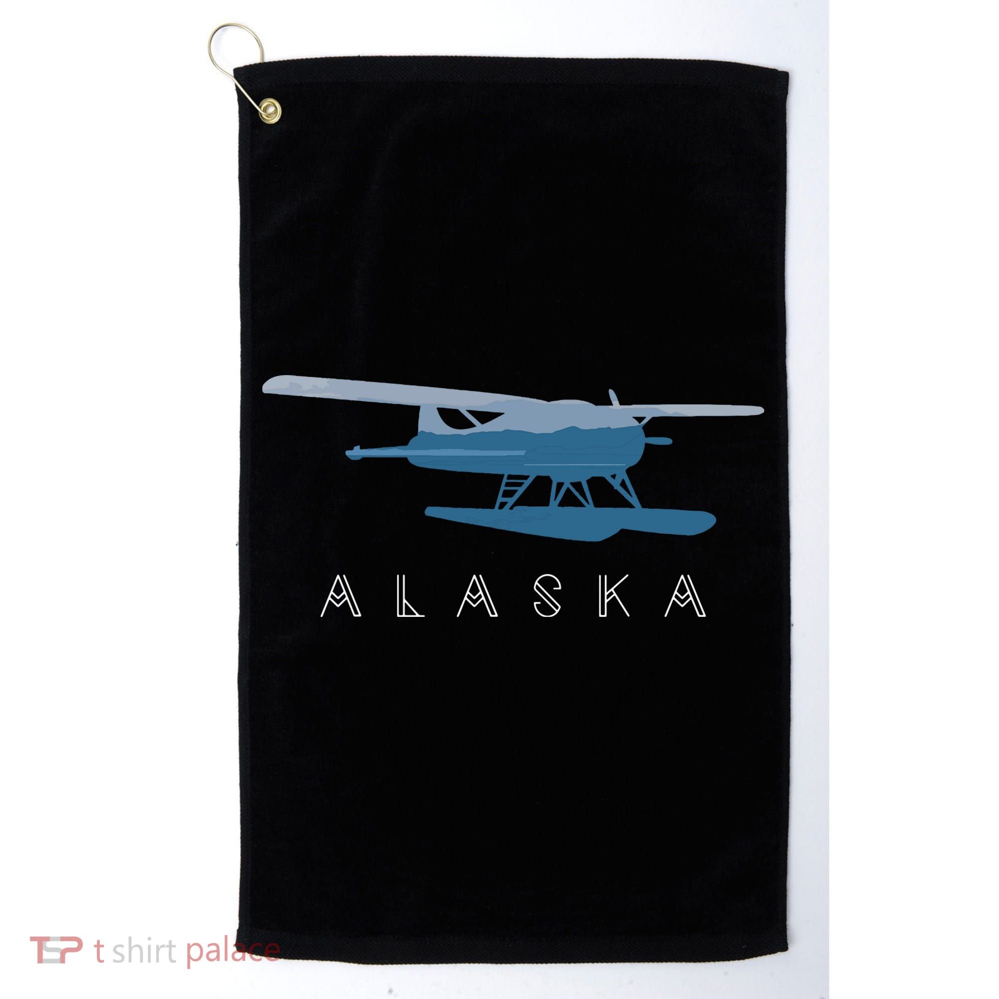 Alaska Sea Plane Seaplane Pilot Alaskan Landscape Golf Towel
