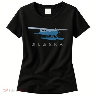 Alaska Sea Plane Seaplane Pilot Alaskan Landscape Women's T-Shirt
