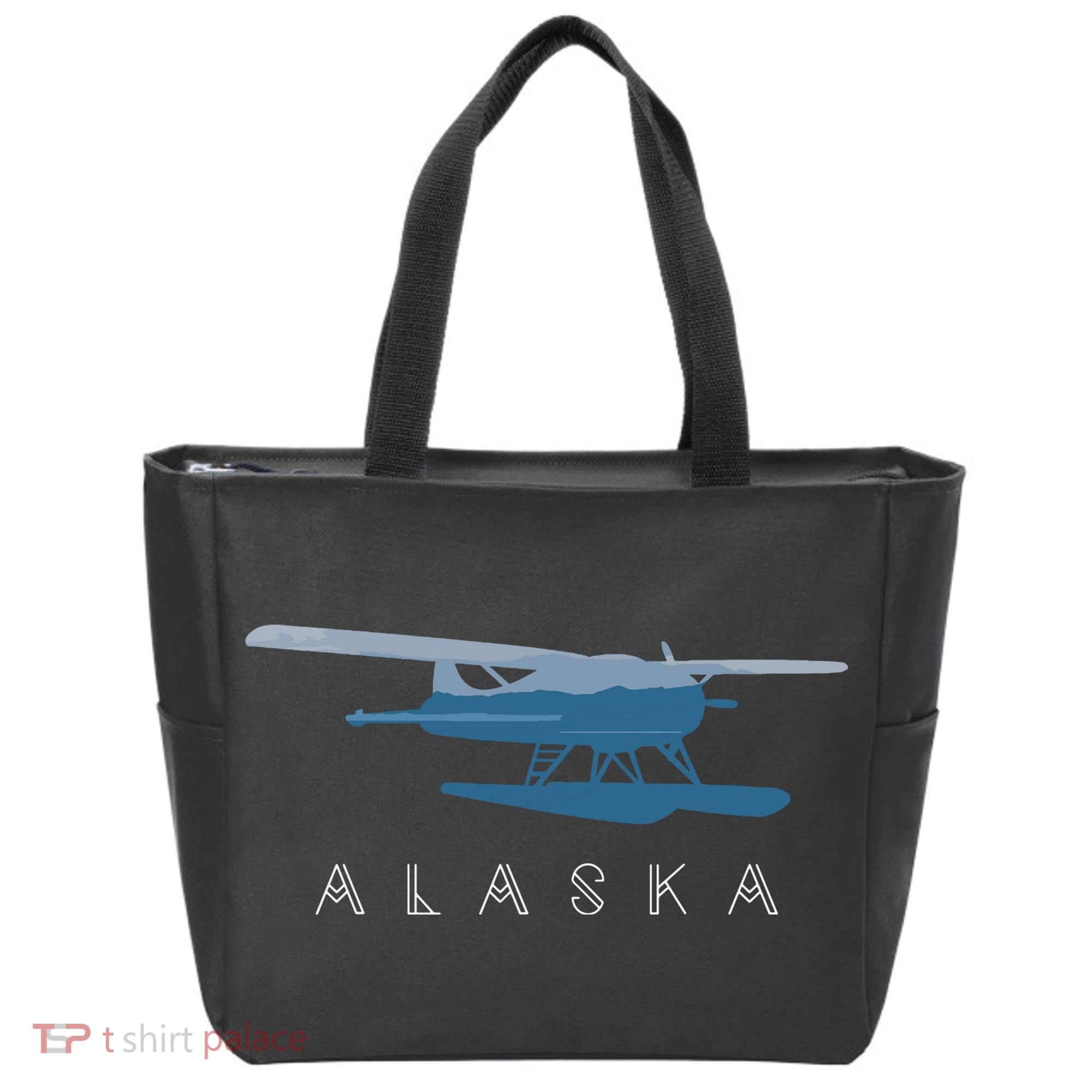 Alaska Sea Plane Seaplane Pilot Alaskan Landscape Tote Bag