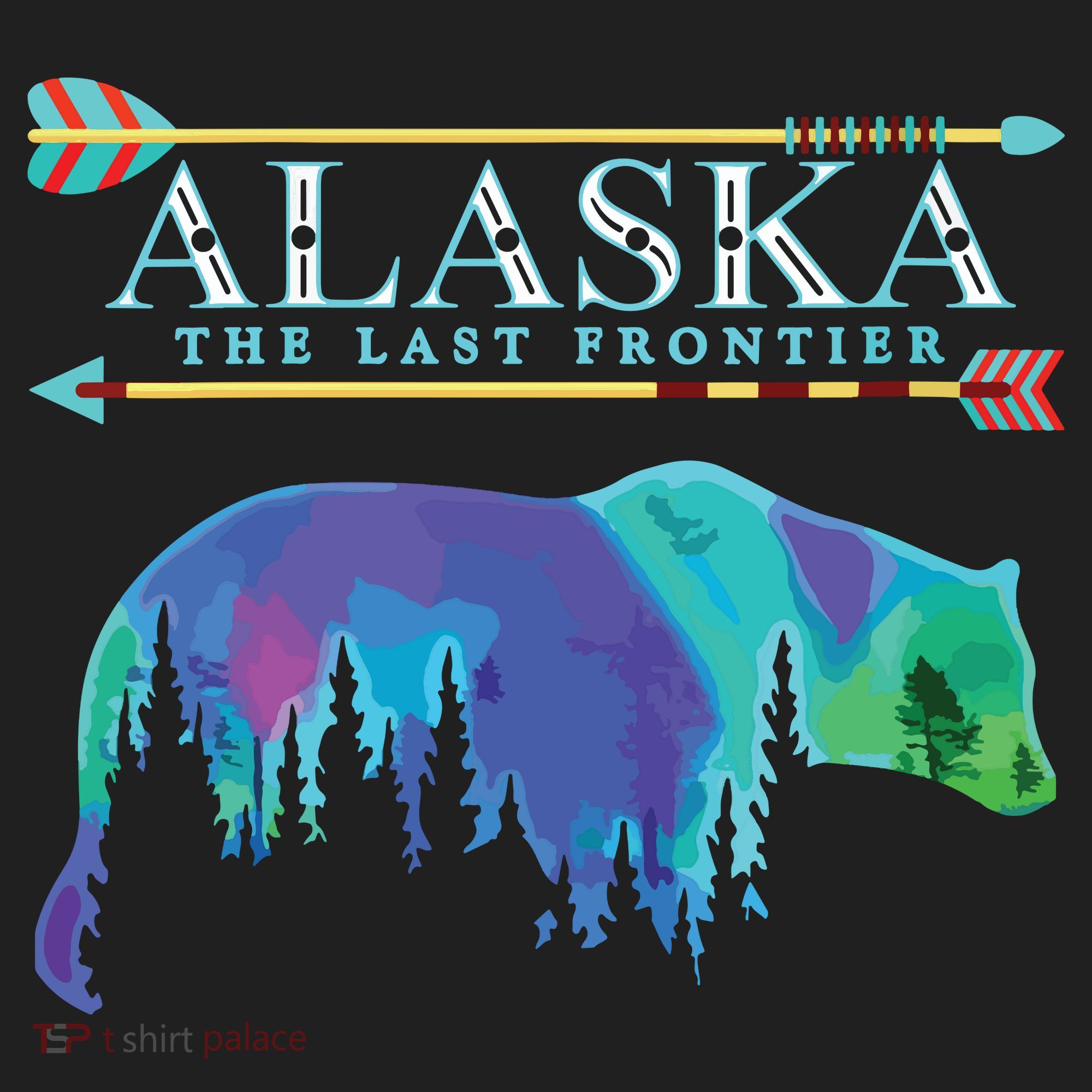 Alaska State Pride Alaska Northern Lights Alaskan Bear Women's Sweatshirt
