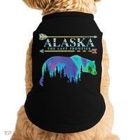Alaska State Pride Alaska Northern Lights Alaskan Bear Doggie Tank thumb 0