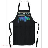 Alaska State Pride Alaska Northern Lights Alaskan Bear Apron thumb 0