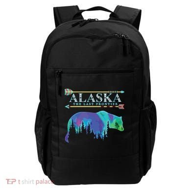 Alaska State Pride Alaska Northern Lights Alaskan Bear Backpack