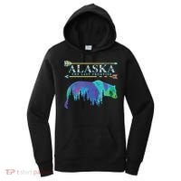 Alaska State Pride Alaska Northern Lights Alaskan Bear Women's Hoodie thumb 0