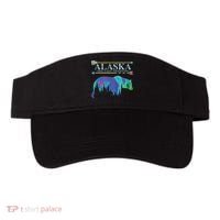 Alaska State Pride Alaska Northern Lights Alaskan Bear Visor thumb 0