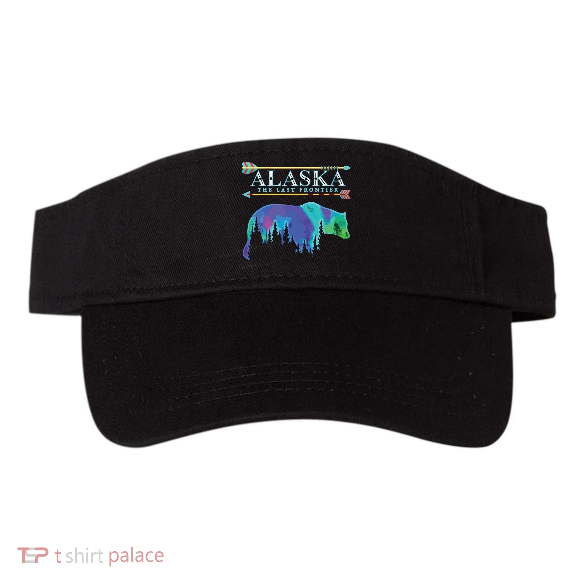 Alaska State Pride Alaska Northern Lights Alaskan Bear Visor