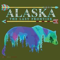Alaska State Pride Alaska Northern Lights Alaskan Bear The Baniff Cuffed Pom Beanie thumb 2