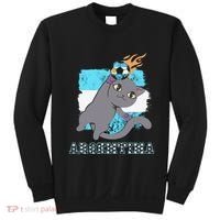 Argentina Soccer Player Cat Argentinian Flag Argentina Sweatshirt thumb 0