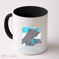 Argentina Soccer Player Cat Argentinian Flag Argentina Coffee Mug thumb 0