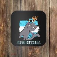 Argentina Soccer Player Cat Argentinian Flag Argentina Coaster thumb 0