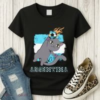 Argentina Soccer Player Cat Argentinian Flag Argentina Women's T-Shirt thumb 3