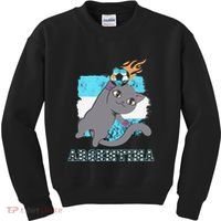 Argentina Soccer Player Cat Argentinian Flag Argentina Kids Sweatshirt thumb 0