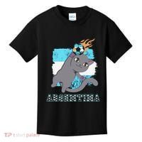 Argentina Soccer Player Cat Argentinian Flag Argentina Kids T-Shirt thumb 0