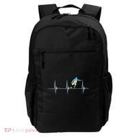 Argentina Soccer Player Ball Heartbeat EKG Pulse Argentina Backpack thumb 0