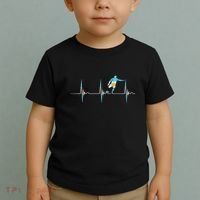 Argentina Soccer Player Ball Heartbeat EKG Pulse Argentina Toddler T-Shirt thumb 2