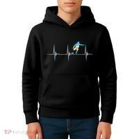 Argentina Soccer Player Ball Heartbeat EKG Pulse Argentina Kids Hoodie thumb 4
