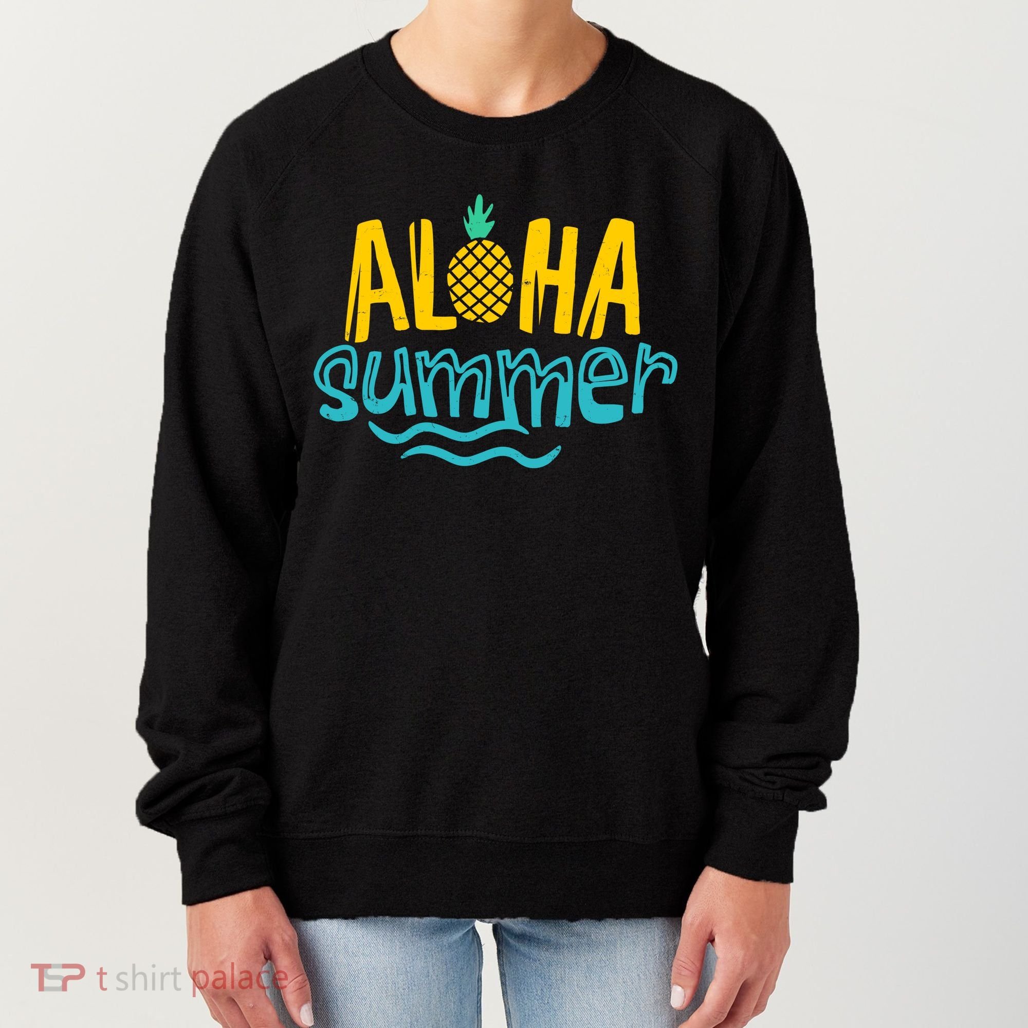 Aloha Summer Pineapple Tropical Women's Sweatshirt