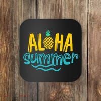 Aloha Summer Pineapple Tropical Coaster thumb 0