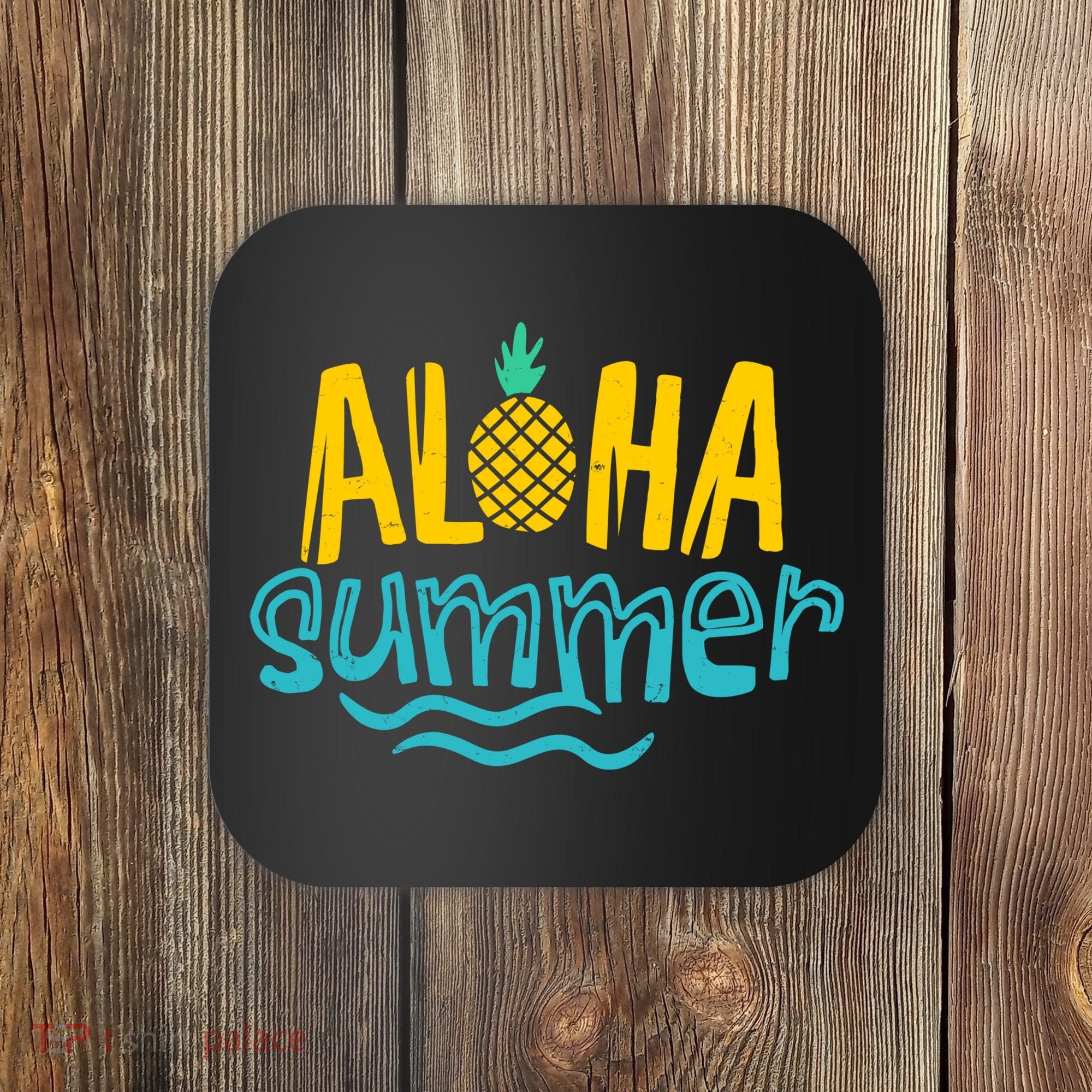 Aloha Summer Pineapple Tropical Coaster