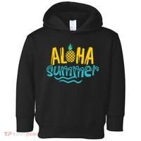 Aloha Summer Pineapple Tropical Toddler Hoodie thumb 0