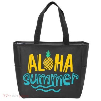 Aloha Summer Pineapple Tropical Tote Bag