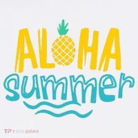 Aloha Summer Pineapple Tropical USA-Made Doggie Bandana thumb 2