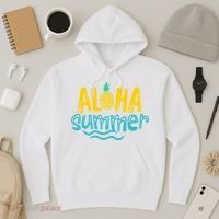 Aloha Summer Pineapple Tropical Hoodie thumb 3
