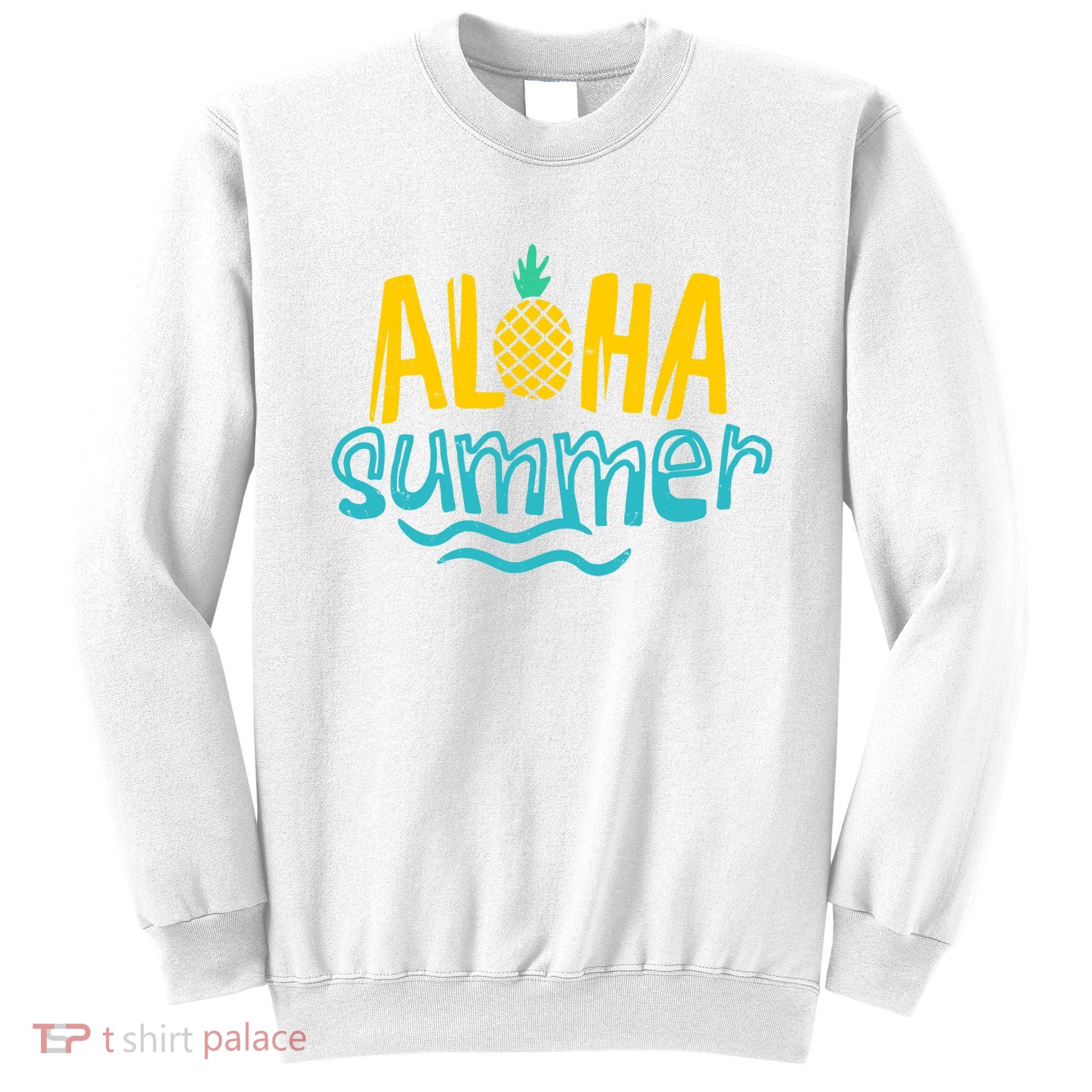Aloha Summer Pineapple Tropical Sweatshirt