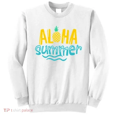 Aloha Summer Pineapple Tropical Sweatshirt