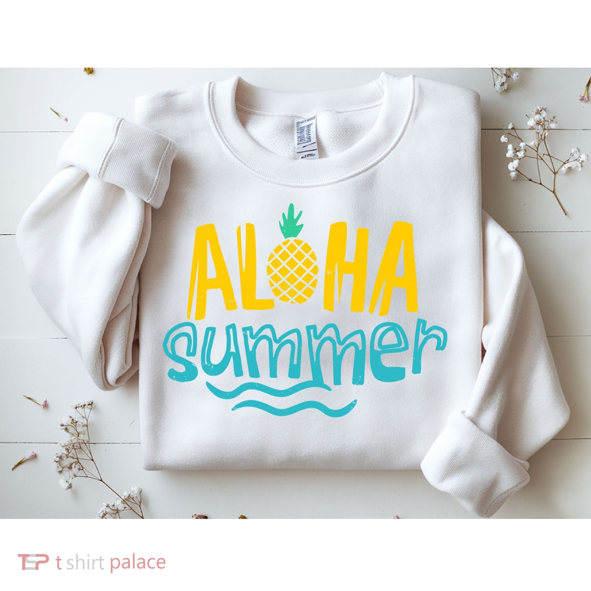 Aloha Summer Pineapple Tropical Sweatshirt