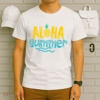 Aloha Summer Pineapple Tropical T-Shirt thumb 6