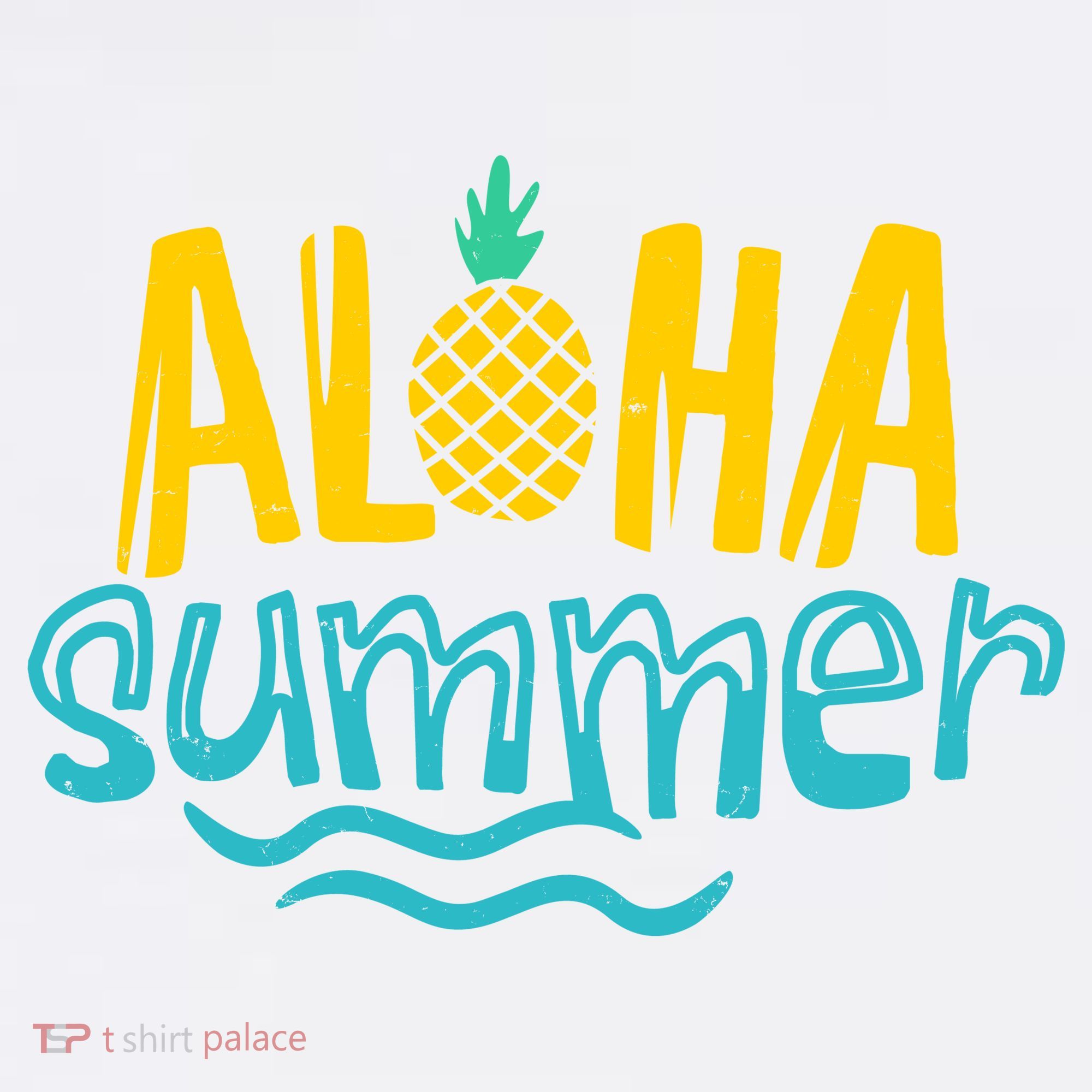 Aloha Summer Pineapple Tropical T-Shirt