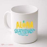 Aloha Summer Pineapple Tropical Coffee Mug thumb 0