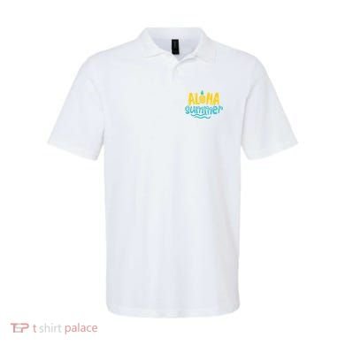 Aloha Summer Pineapple Tropical Polo