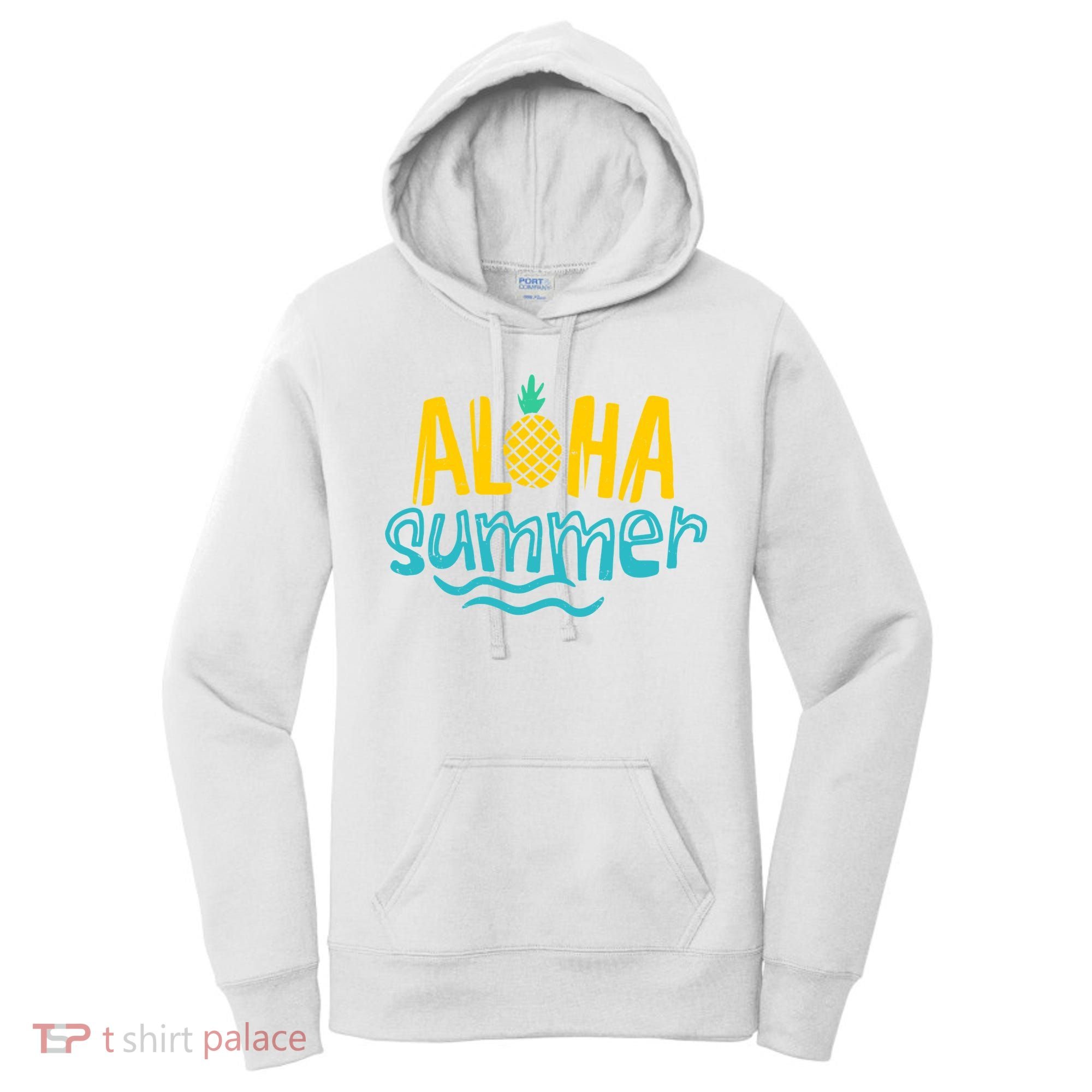 Aloha Summer Pineapple Tropical Women's Hoodie